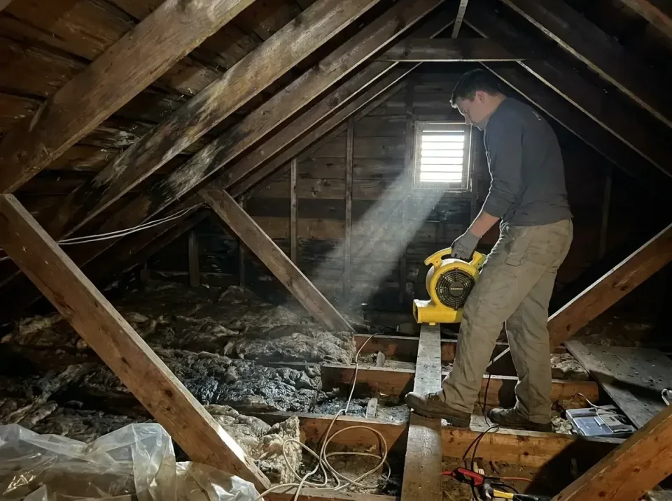 attic-water-damage-drying-proc-007 — frequently asked questions, Emergency Water Extraction & 24/7 Flood Response in Olmos P…